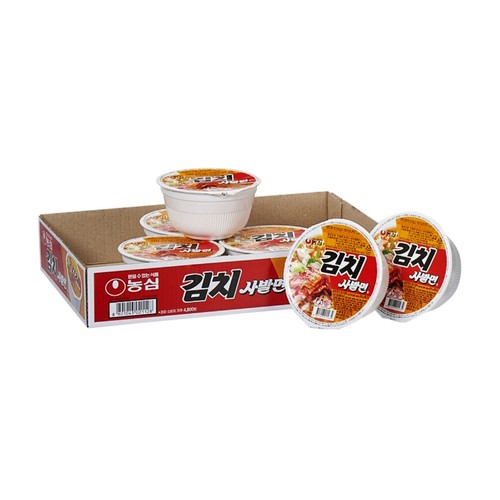 농심 김치 사발면 (86g*6)