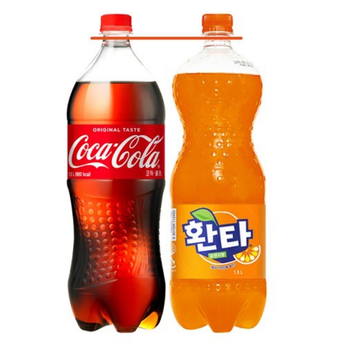 코카콜라+환타오렌지 (1.5L*2입)