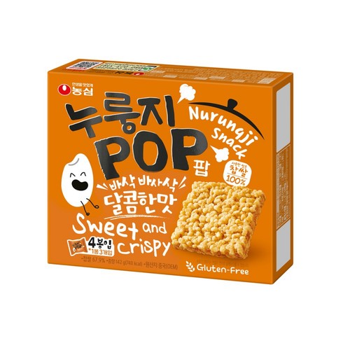 농심 누룽지팝 (142G)