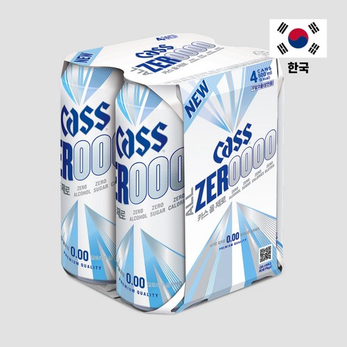 오비맥주 카스 올제로 (500ML * 4)
