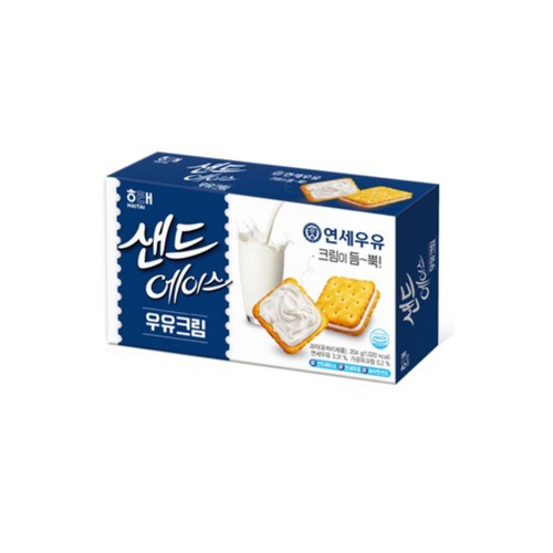 해태 샌드에이스 우유크림 (204G)