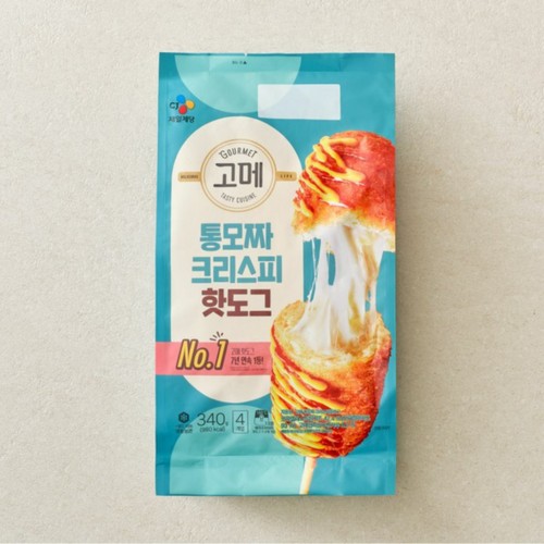 CJ 고메 통모짜 크리스피핫도그 (340G)