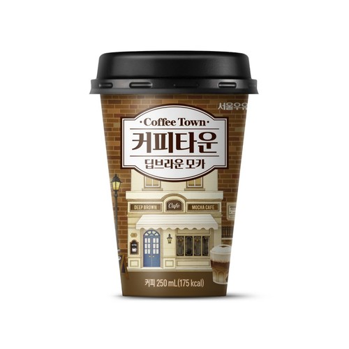 커피타운 딥브라운 모카 (250ML)