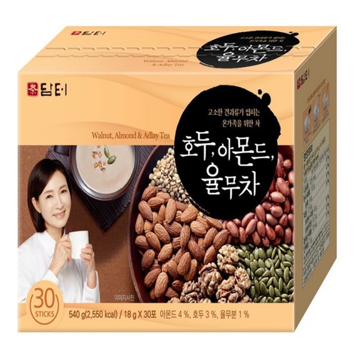 담터 호두아몬드 율무차 (18G*30입)