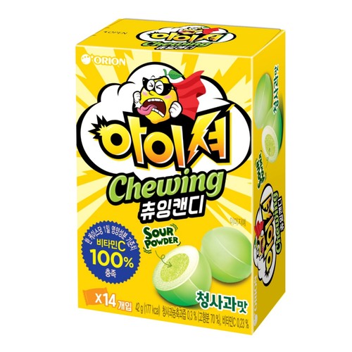 아이셔 츄잉캔디 청사과맛 (42G)