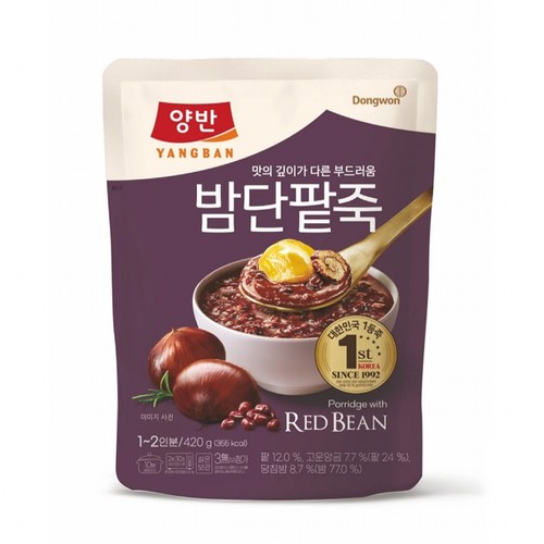 동원 양반 밤단팥죽 (420G)