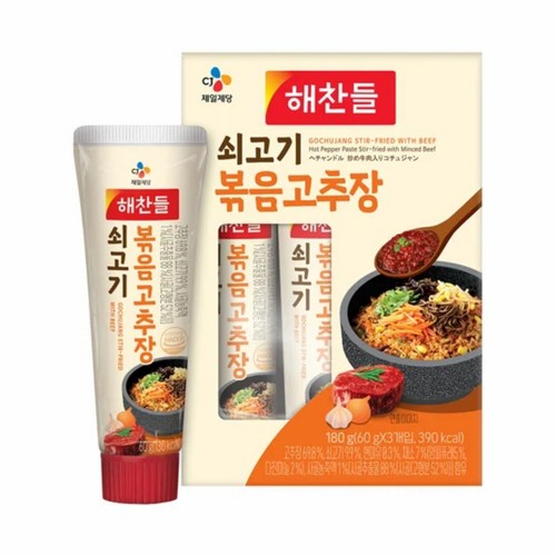 해찬들 쇠고기 볶음고추장 (튜브) (60G*3입)