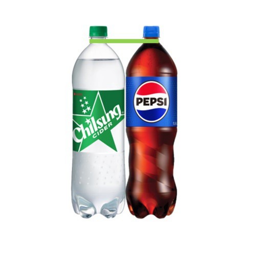 롯데 칠성사이다+펩시 기획 (1.5L*2입)