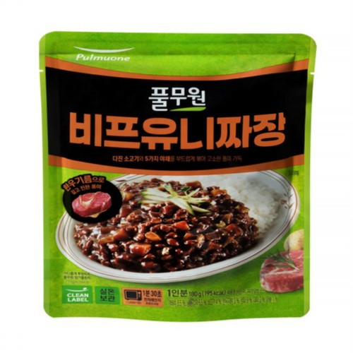 풀무원 비프유니짜장 덮밥소스 (180G)