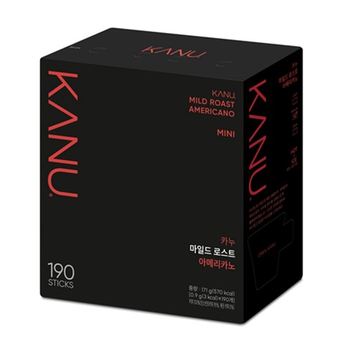 맥심 카누 미니 마일드로스트 (0.9G*190입)