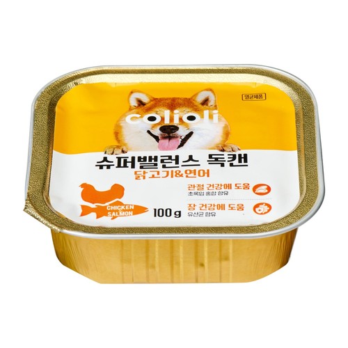 콜리올리 슈퍼밸런스 독캔 (닭고기&연어) (300G)