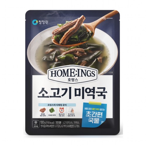 청정원 호밍스 소고기미역국 (100G)