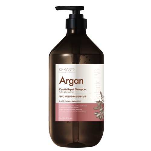 케라시스 보타닉 랩 아르간 케라틴 리페어 샴푸 (1000ML)