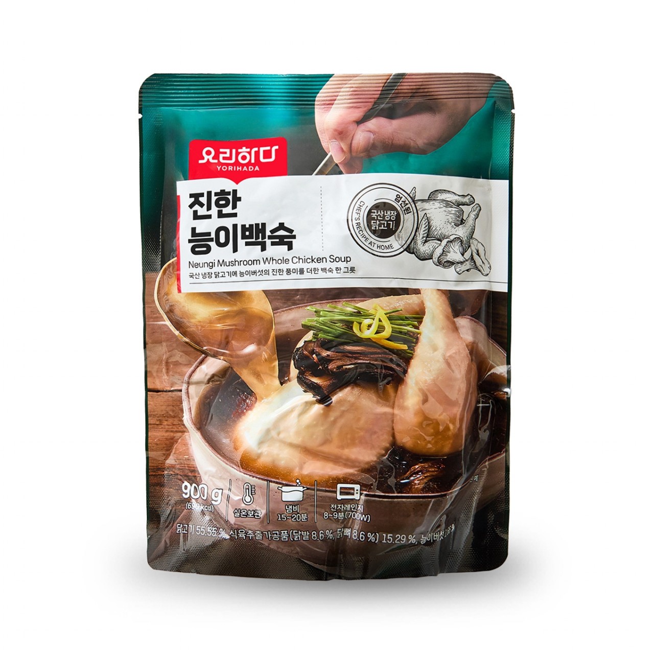 요리하다 진한 능이백숙 (900G)ㅣ롯데마트 제타 최상의 신선 식품과 다양한 간편식을 롯데마트 제타에서 만나보세요