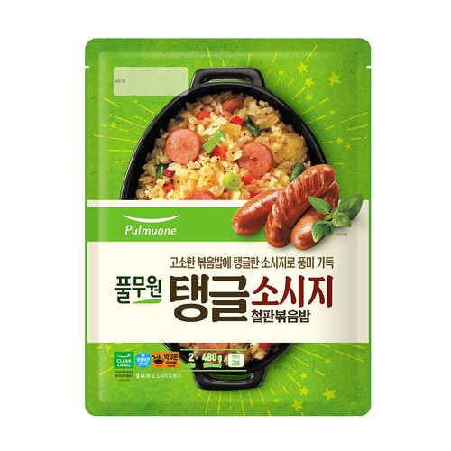 풀무원 탱글소시지 철판볶음밥 (480G)