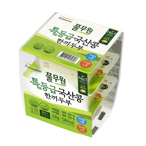 풀무원 국산콩 한끼 두부 (330G)