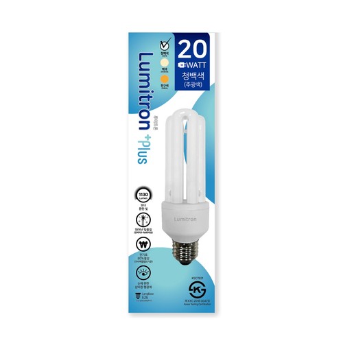 GE 루미트론 컴팩트 20W (주광색) (1입)