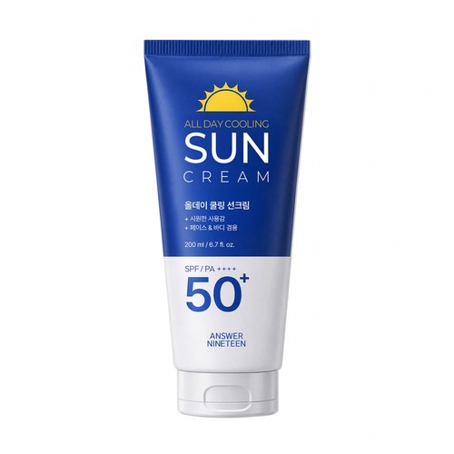 앤서나인틴 올데이 쿨링 선크림 (200ML)