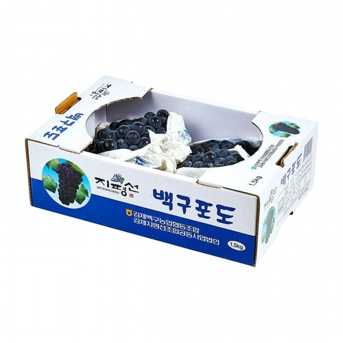 [농할할인가 13,200원] 김제 백구포도 (1.5KG/박스)