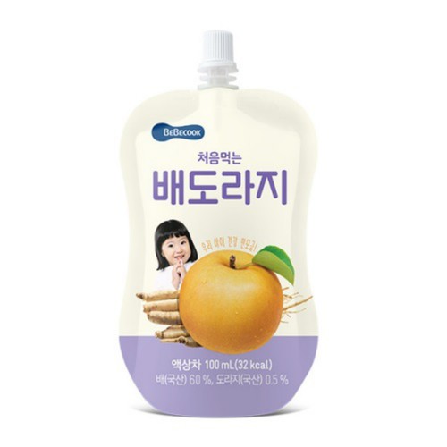  베베쿡 처음먹는 배도라지 (100ML)