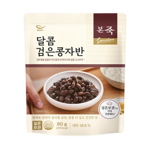  본죽 시그니처 달콤 검은콩자반 (80G)