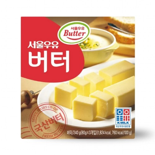 서울우유 포션 버터 가염 (240G)