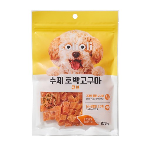 콜리올리 수제 호박고구마 (큐브) (320G)