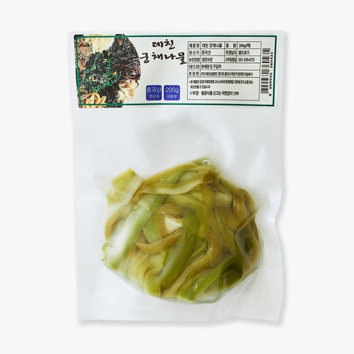 데친 궁채나물 (200G/봉)