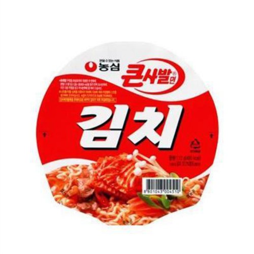 농심 김치 큰사발면 (1개입 * 16)
