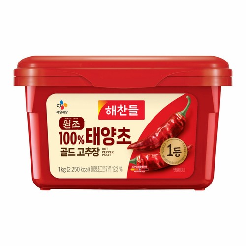 해찬들 원조 100%태양초 고추장 (1KG)
