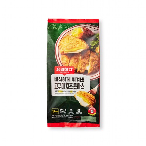요리하다 바삭하게튀겨낸 고구마치즈돈까스 (390G)