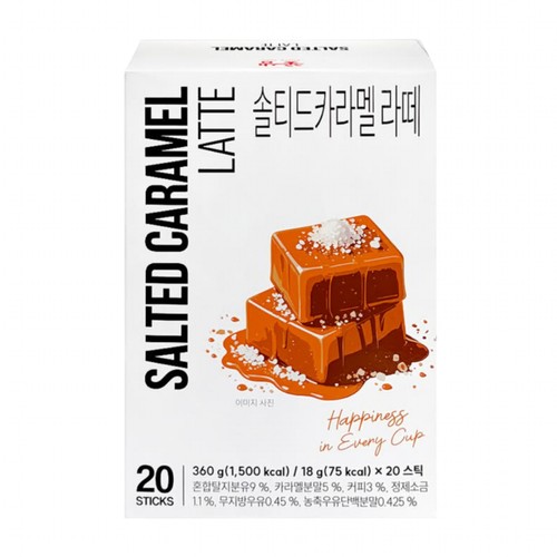 꽃샘 솔티드 카라멜 라떼 (18G*20입)