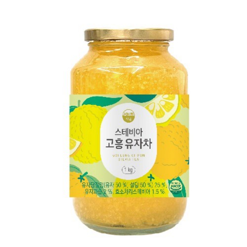 자임 스테비아 고흥유자차 (1KG)