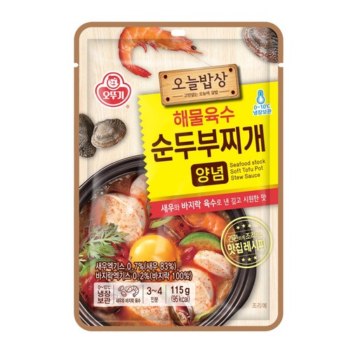 오뚜기 맛있는순두부찌개양념 (115G)