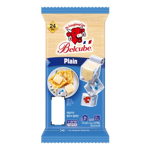 빙그레 벨큐브 플레인 (대) (125G)