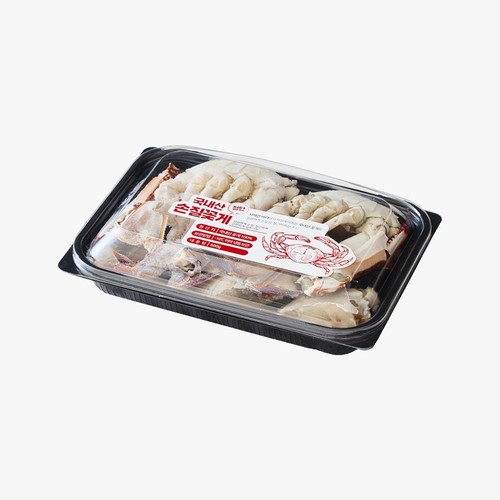 국산 손질 꽃게(절단) (500G)