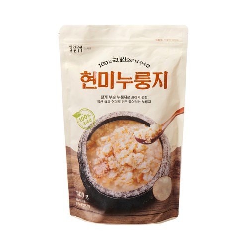 국산쌀 현미 누룽지 (800G)