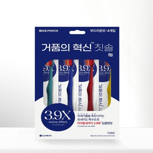페리오 거품의 혁신 칫솔 (4입)