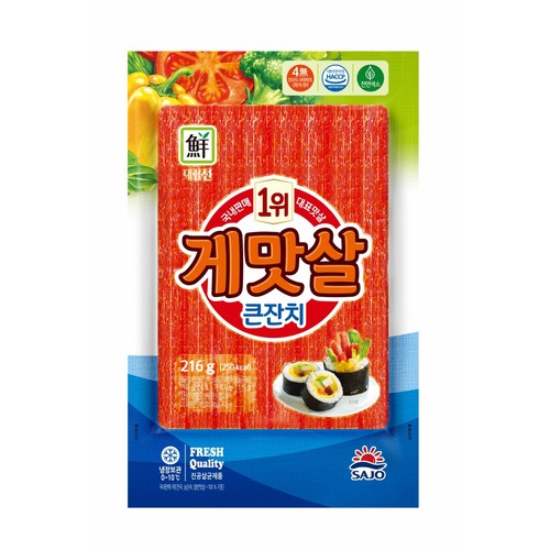 사조대림 게맛살 큰잔치 (216G)