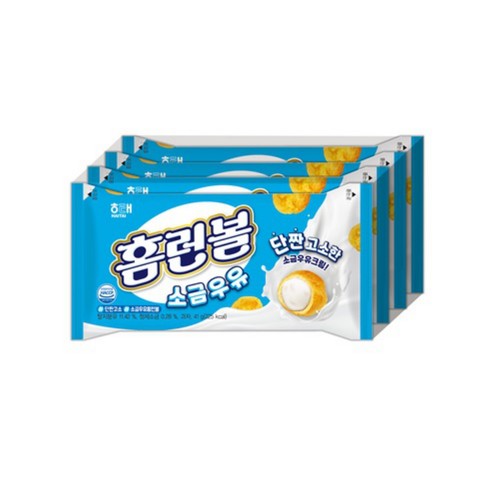 해태 홈런볼 소금우유 4번들 (41G*4입)