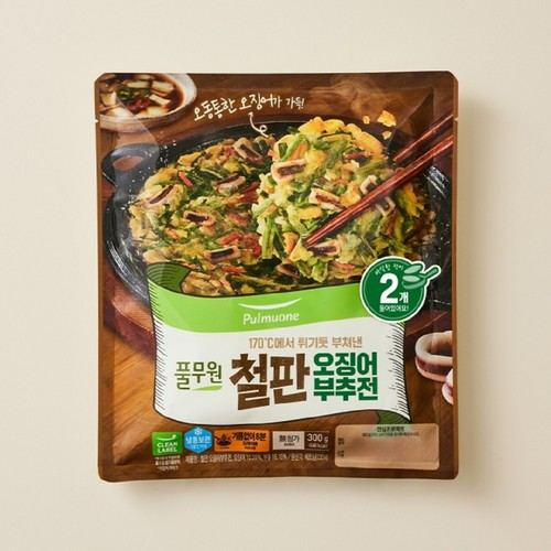 풀무원 철판 오징어부추전 (300G)