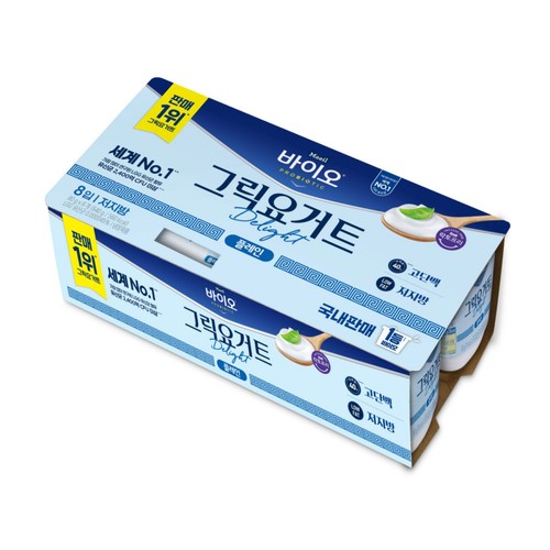 바이오 그릭요거트 딜라이트 플레인 (80G*8입)