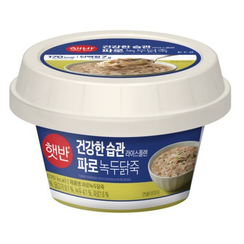 CJ 햇반 파로녹두닭죽 (265G)