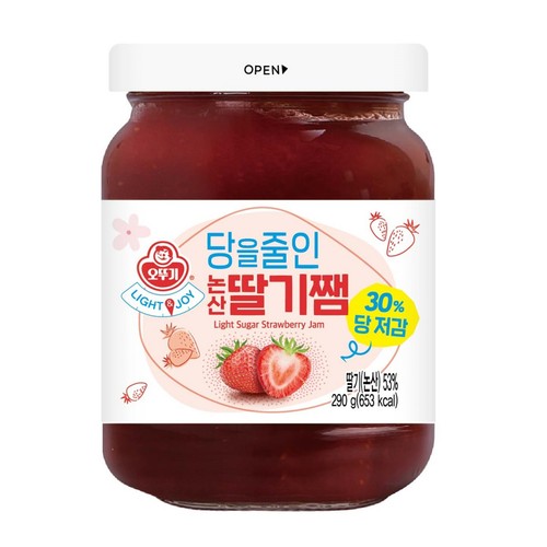 오뚜기 라이트 슈가 딸기잼 (290G)
