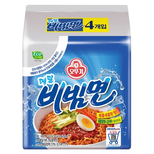 오뚜기 메밀비빔면 (130G*4)