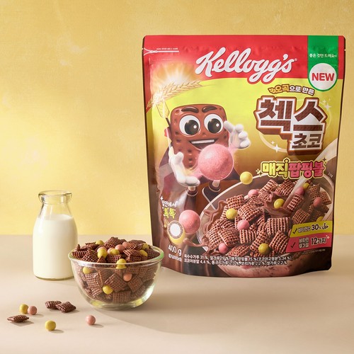 켈로그 첵스초코 매직팝핑볼 (400G)