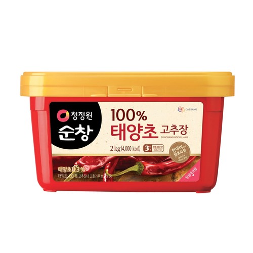 청정원 100%태양초 고추장 (2KG)