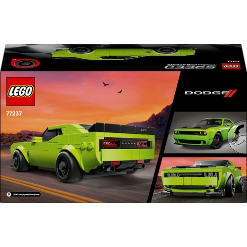 스피드챔피언 Dodge Challenger SRT Hellcat 스포츠카(77237) (9세 이상)