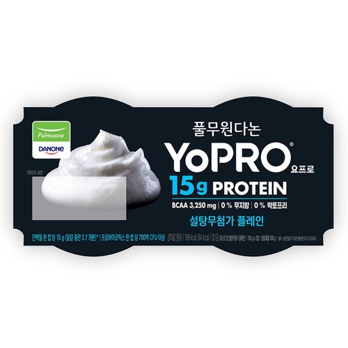 풀무원다논 YOPRO무설탕플레인 (150G*2입)