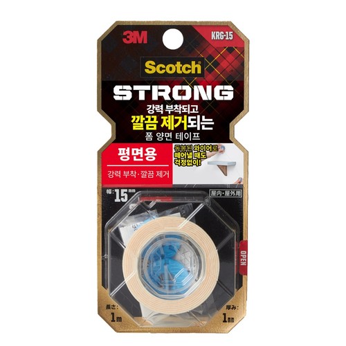  3M 깔끔제거 폼양면테이프 (평면용)